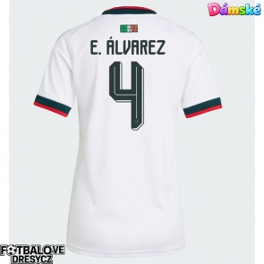 Mexiko Edson Alvarez #4 Dámské Venkovní Dres MS 2026 Krátký Rukáv